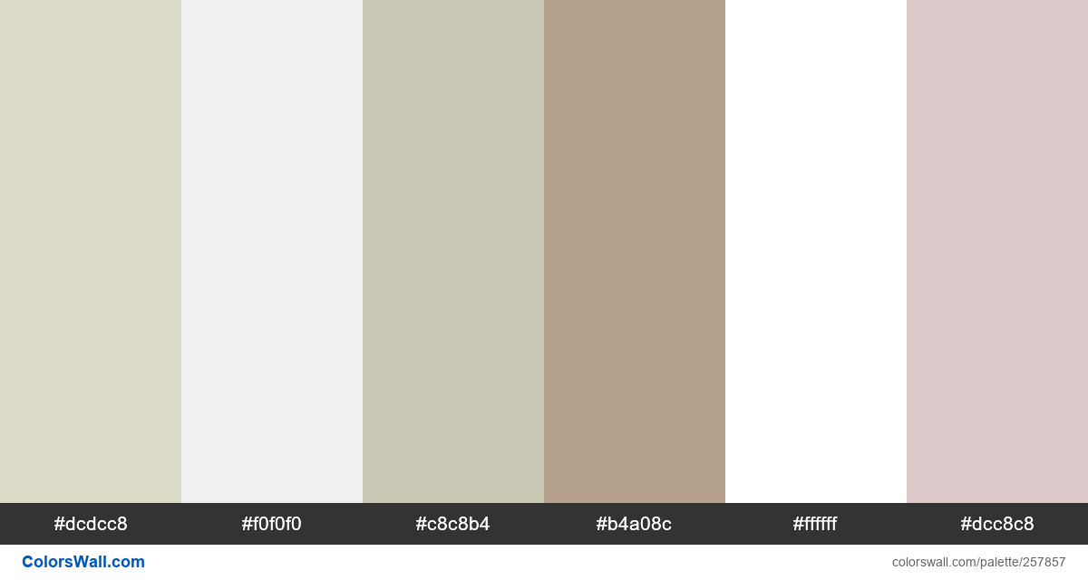 colorswall's tweet image. Certification certificate poster flyer hex colors #dcdcc8, #f0f0f0, #c8c8b4, #b4a08c, #ffffff, #dcc8c8 #colors #palette colorswall.com/palette/257857