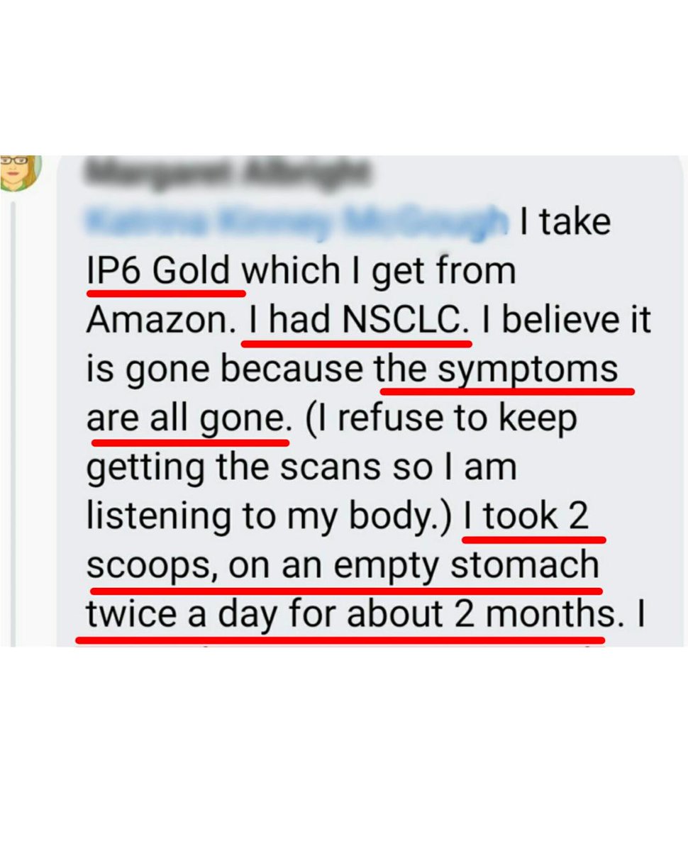 NaturallyFTW's tweet image. IP6 FOR LUNG CANCER:

Just got this comment from a lady w/Lung Cancer - "the symptoms are all gone." 🤯

Also - an Incredible case report in a medical journal for (Very poor prognosis) Lung Cancer:

She took (only) IP6 &amp;amp; "no signs of relapse" after many years!