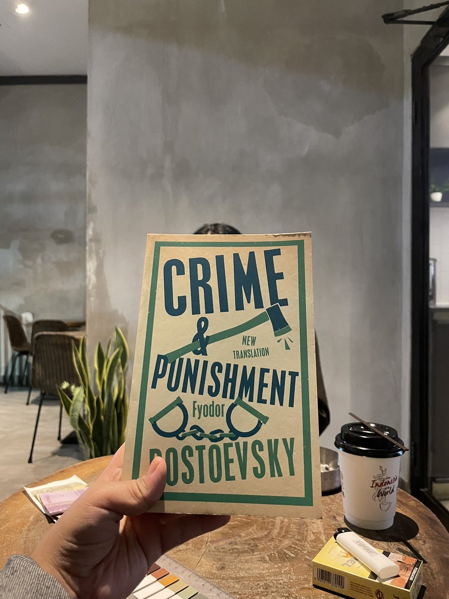 billiebooktwt's tweet photo. Currently reading :
📖 Crime and Punishment - Fyodor Dostoevsky 
In English
559 pages

#booktwt #beesread https://t.co/zPKlXiWl2z