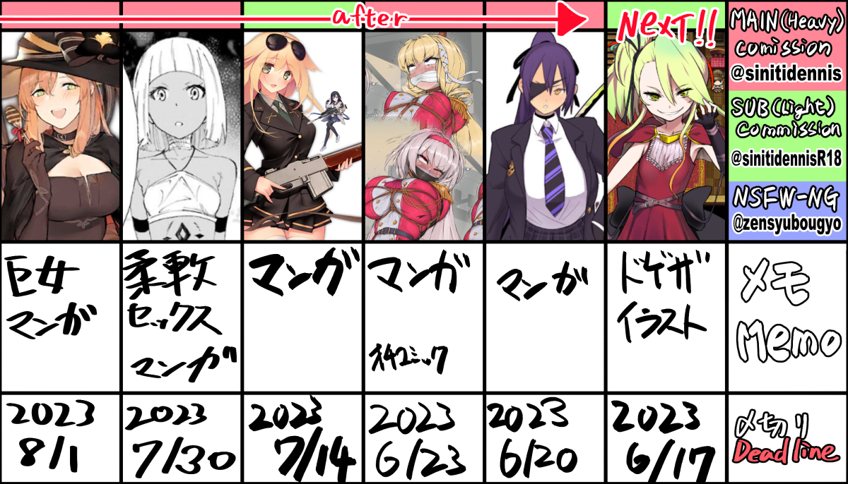 今後のSkeb予定 がんばるぞい!