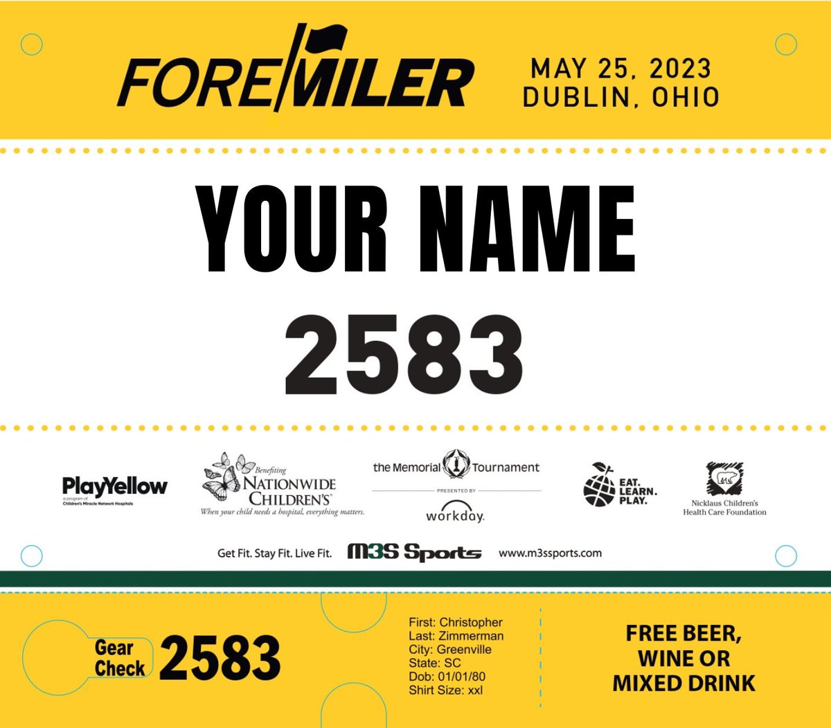 M3S Sports (@m3ssports) on Twitter photo DEADLINE ALERT! Register by MIDNIGHT to get your personalized #FOREMiler bib.
The FORE! Miler will be on Thursday, May 25 & serve as the official kick-off of the 48th playing of the <a href="/MemorialGolf/">the Memorial</a> presented by <a href="/WorkdaySports/">WorkdaySports</a>
Register at: hubs.ly/Q01NWmW20
#theMemorial DEADLINE ALERT! Register by MIDNIGHT to get your personalized #FOREMiler bib.
The FORE! Miler will be on Thursday, May 25 & serve as the official kick-off of the 48th playing of the <a href="/MemorialGolf/">the Memorial</a> presented by <a href="/WorkdaySports/">WorkdaySports</a>
Register at: hubs.ly/Q01NWmW20
#theMemorial