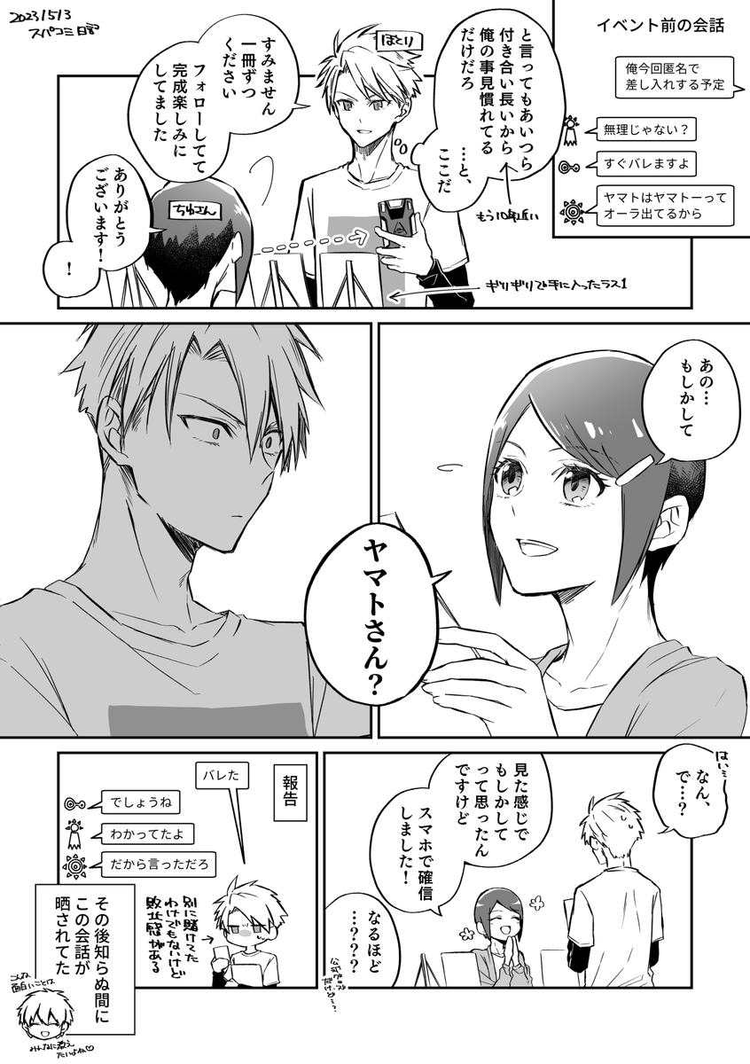 描きました 