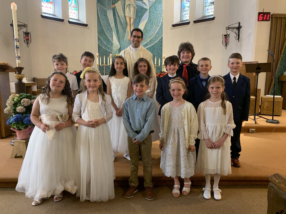 Congratulations to those who made their First Communion today. May God bless you today and always! <a href="/HNM_Marysville/">Holy Name of Mary Catholic School</a> <a href="/kennelly_donna/">Donna Kennelly</a>