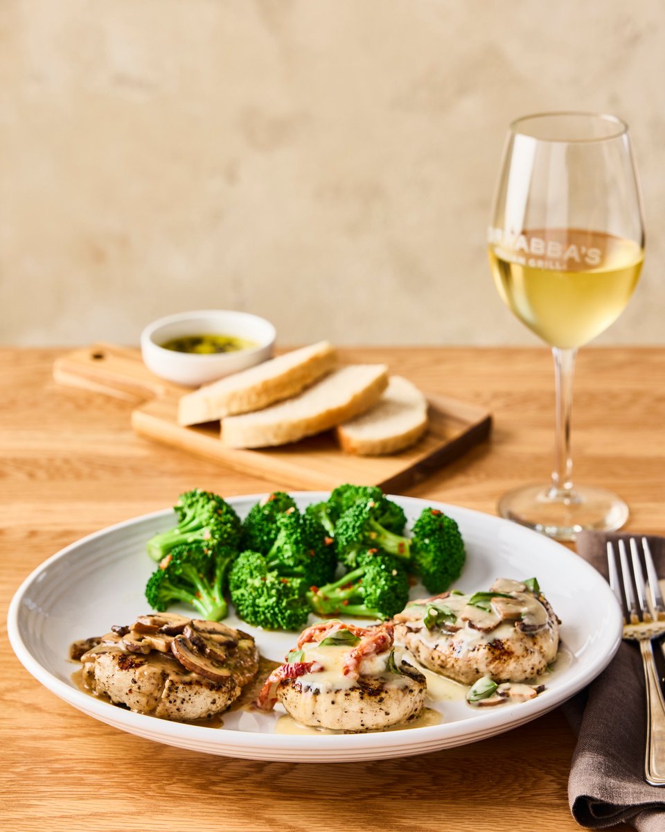 Mother's day is right around the corner! 💕

Share the classics with Mom on her special day, like the Chicken Trio! Served with the Chicken Bryan, Pollo Rosa Maria, Chicken Marsala and your favorite side.

#MothersDay #ChickenTrio #Carrabbas