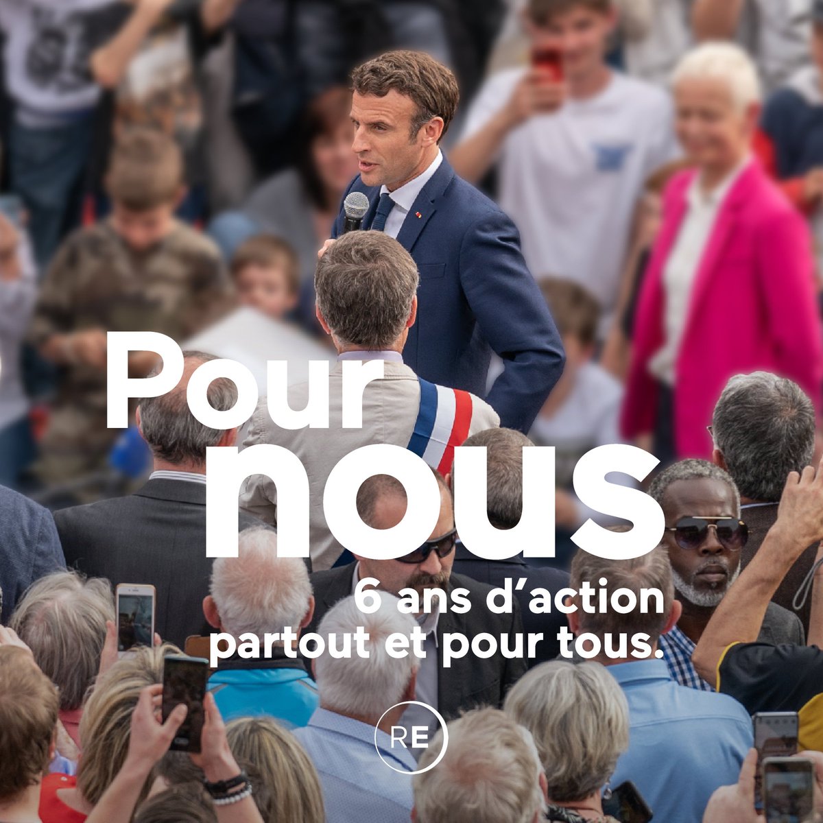 7 mai 2017 → 7 mai 2023

#PourNous
#AvecVous

6 ans plus tard, pour la France, avec la France.

Nous avons des résultats concrets qui améliorent votre quotidien, et nous voulons continuer de le construire.