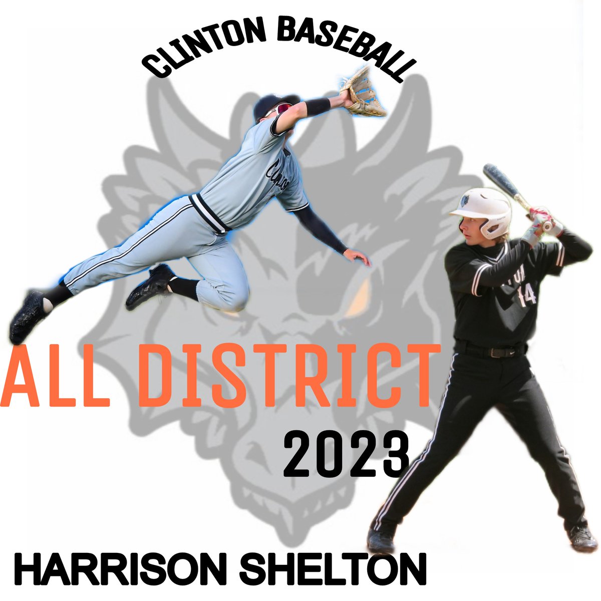 I'm truly honored and humbled to have received these awards for the 2023 season. Congratulations, to my @Clinton_Dragons teammates that also received districts awards. Our hard work showed on the field. Proud of everyone! #GoDragons