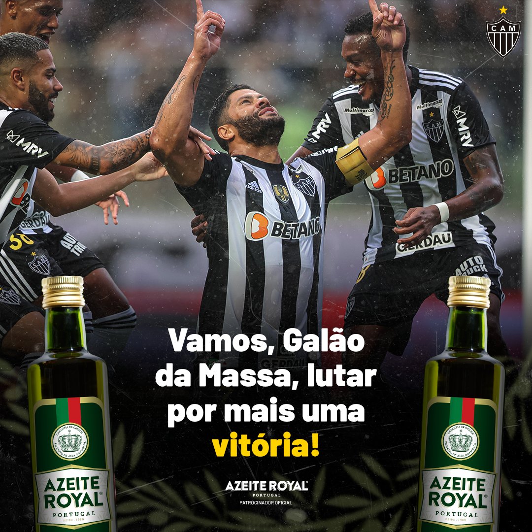 Atletico's tweet photo. Vamos, Galão da Massa, lutar por mais uma vitória!

#VamosGalão #oGaloAgoraéRoyal #azeiteextravirgem #AzeiteRoyal https://t.co/PjTLQtkTBI