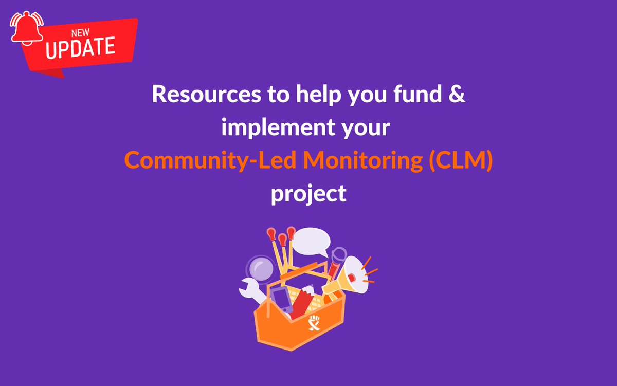 ITPCglobal's tweet photo. ⚡UPDATED: Resources to help you fund & implement your #CLM project
https://t.co/gwpLEf67vf
#WatchWhatMatters #Resources #CommunityLed #CommunityLedMonitoring https://t.co/meokpZV8rr