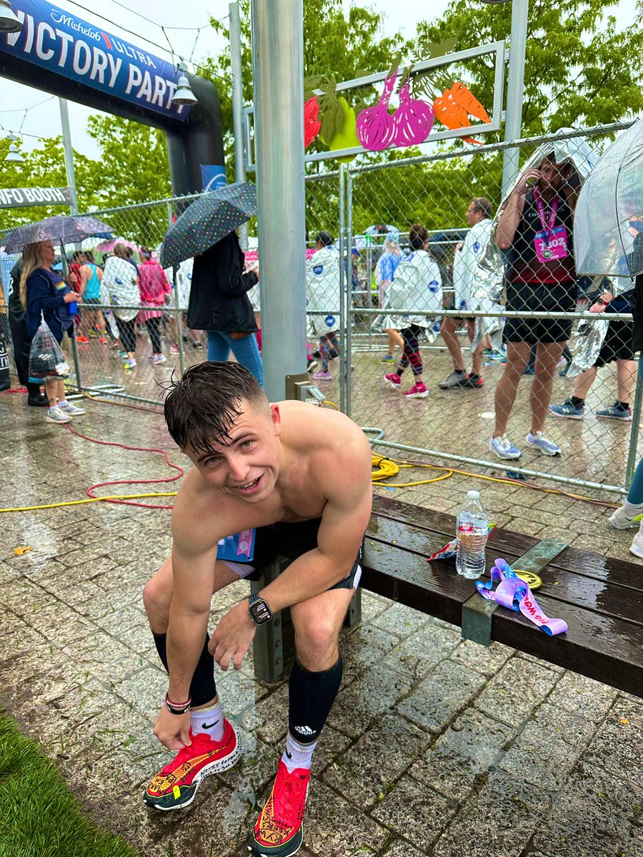 Max Meyer (@maxjmeyer) on Twitter photo First Marathon Complete! Official time of 3:29.01. Faced some early adversity with a shelter in place 4.5 miles in and was off the course for about 15 mins. Watch time of 3:13.14! #RELENTLESS
(Had my <a href="/XavierMBB/">Xavier Basketball</a> shirt on to start ๐) First Marathon Complete! Official time of 3:29.01. Faced some early adversity with a shelter in place 4.5 miles in and was off the course for about 15 mins. Watch time of 3:13.14! #RELENTLESS
(Had my <a href="/XavierMBB/">Xavier Basketball</a> shirt on to start ๐)