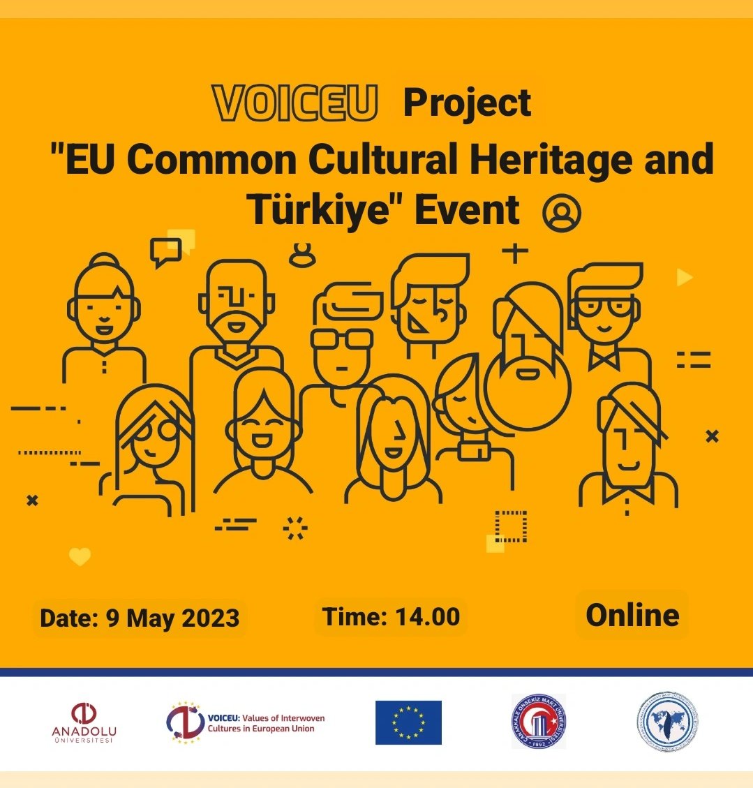 As a part of cooperation events with our Jean Monnet Module Project VOICEU, we're getting together with <a href="/onsekizmartuni/">ÇOMÜ</a> International Relations Department to talk about EU Common Cultural Heritage and Türkiye. The event is online and open for everybody interested. #jeanmonnet