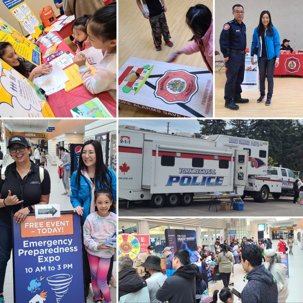 Come visit <a href="/cityofmarkham/">City of Markham</a> Emergency preparedness expo today 10am-3pm at Milliken Mills Community Centre! Lots of indoor and outdoor fun! We have the Fire trucks, Police trucks, Emergency vehicles open for visit. Also free BBQ lunch!
#emergencypreparednessweek