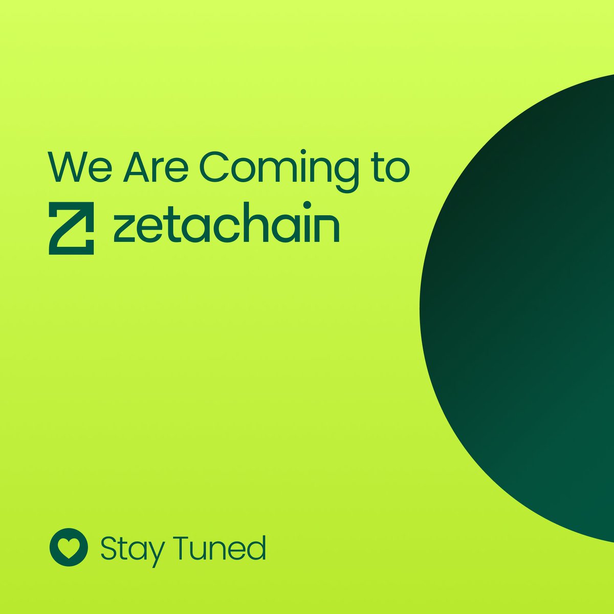 DotZeta Domains (@dotzetadomains) on Twitter photo DotZeta domains is bringing .zeta to ZetaChain. ๐ข
Proud to be building on <a href="/zetablockchain/">ZetaChain ๐ฉ</a> natively.
Follow <a href="/dotzetadomains/">DotZeta Domains</a> to be an early adopter. ๐
Let's build an Omnichain ecosystem together. DotZeta domains is bringing .zeta to ZetaChain. ๐ข
Proud to be building on <a href="/zetablockchain/">ZetaChain ๐ฉ</a> natively.
Follow <a href="/dotzetadomains/">DotZeta Domains</a> to be an early adopter. ๐
Let's build an Omnichain ecosystem together.