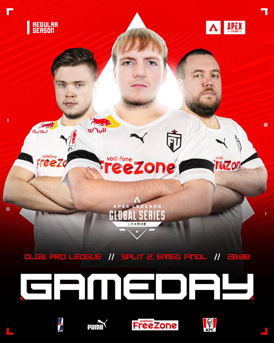 Apex Legends takımımız, ALGS Pro League EMEA - Split 2 - Regional Final’da mücadelesine başlıyor! 👊

🕗 20.00 
🔗 twitch.tv/PlayApex 

#FUTWIN | <a href="/PlayApexEsports/">Apex Legends Esports</a>