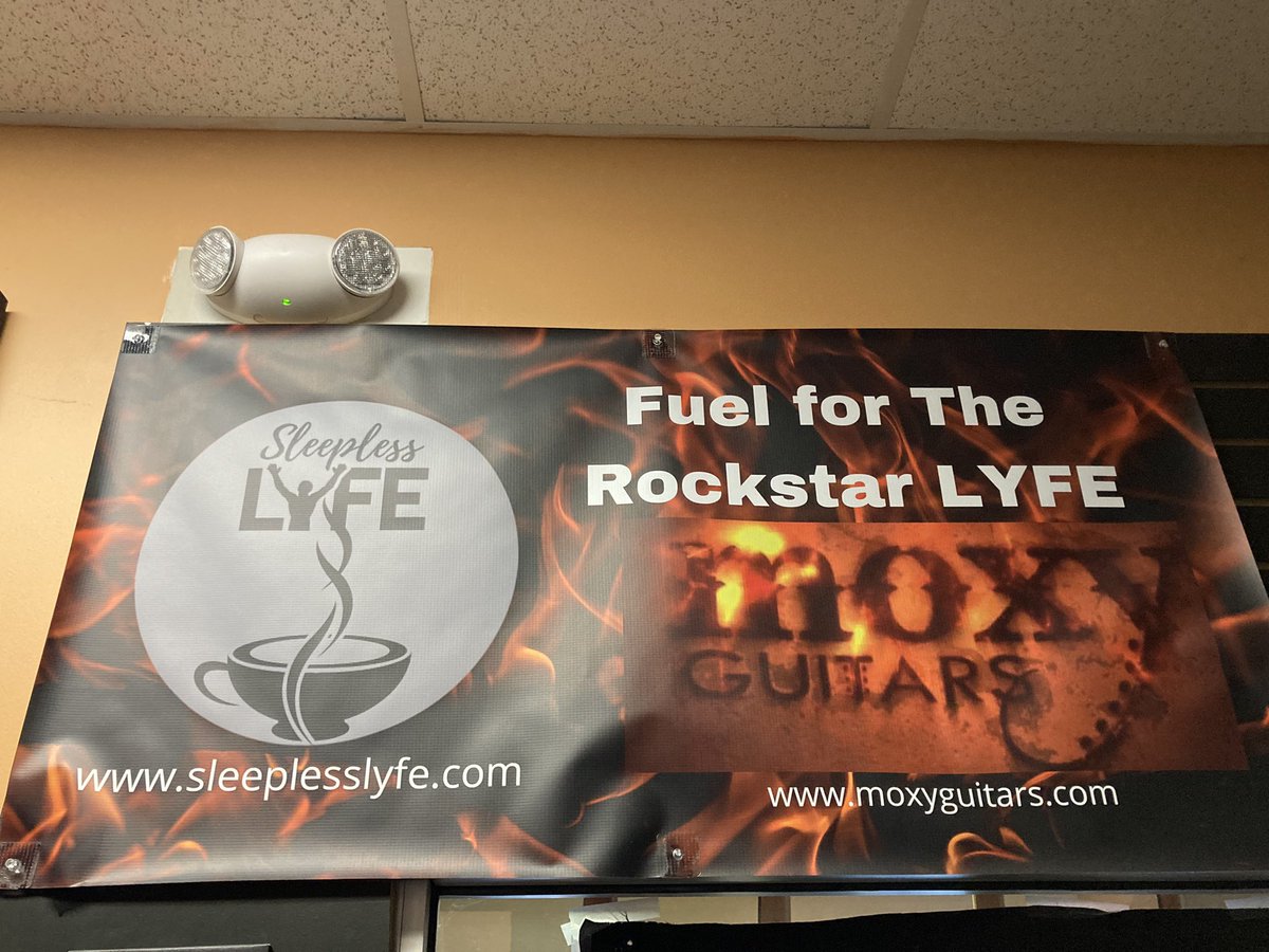 LyfeSleepless's tweet photo. Thank you Anthony Gemignani of Flemington Guitar Shop for inviting me to give out free samples of Sleepless LYFE coffee &amp; cold brew. This is the first sample day I’ve done and there is more to come. June 4 at the TD Bank Ballpark I’ll be giving out free cold brew samples. Ty! 🙏 https://t.co/Vh8JQO8nb8