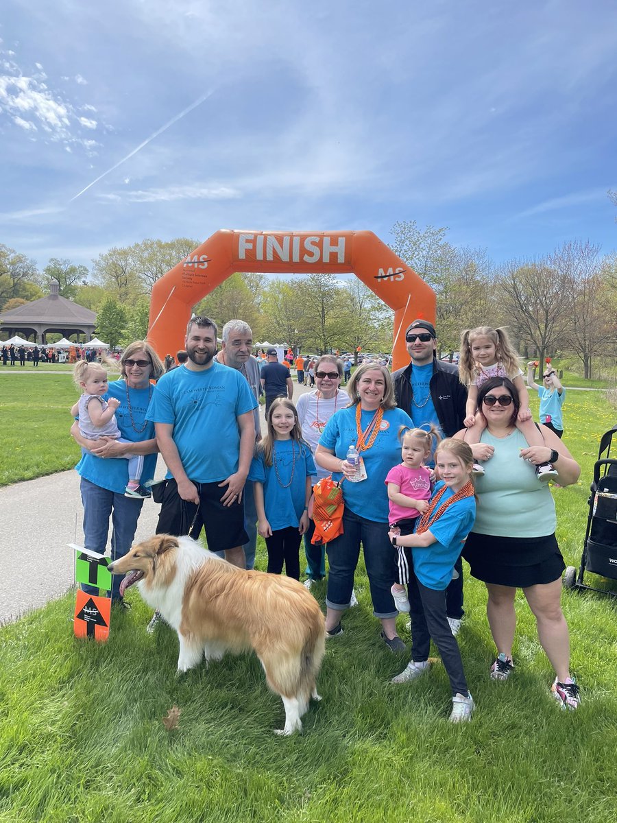 A beautiful day for WalkMS!   Since Team Westerwoman has started walking, we have raised over $16,000 for the @nationalmssoc!  #findacure