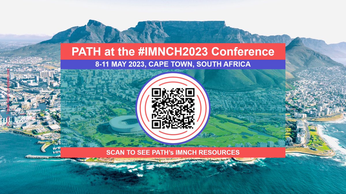 PATHtweets's tweet photo. Join us at the #IMNHC2023 conference in #CapeTown on May 8-11 as we share our learnings, commitment to health #equity through an integrated people-centered #PHC approach to advancing #maternal, #newborn, and #childhealth, #nutrition health and development. https://t.co/wmWCoTpnV2 https://t.co/UgpctrgcD7