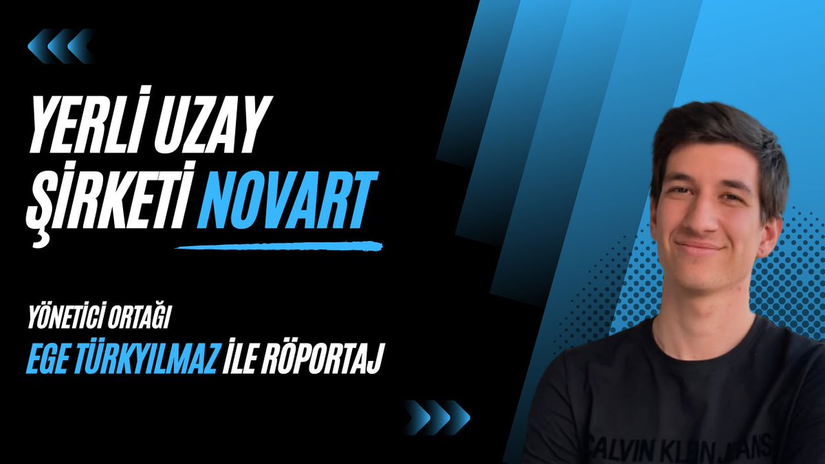 Novart Uzay Teknolojileri Yönetici Ortağı Ege TÜRKYILMAZ ile gerçekleştirdiğimiz röportajımızı YouTube kanalımızdan izleyebilirsiniz. Link : youtu.be/9_4W1ROauFk