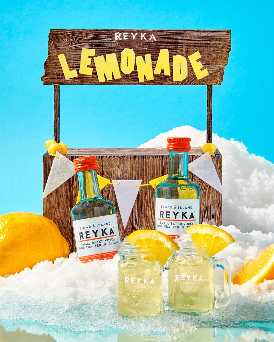 Don’t tell the trolls, but stealing their recipe for Reyka Lemonade is quite simple. Homemade lemonade + Reyka, then ice it down.