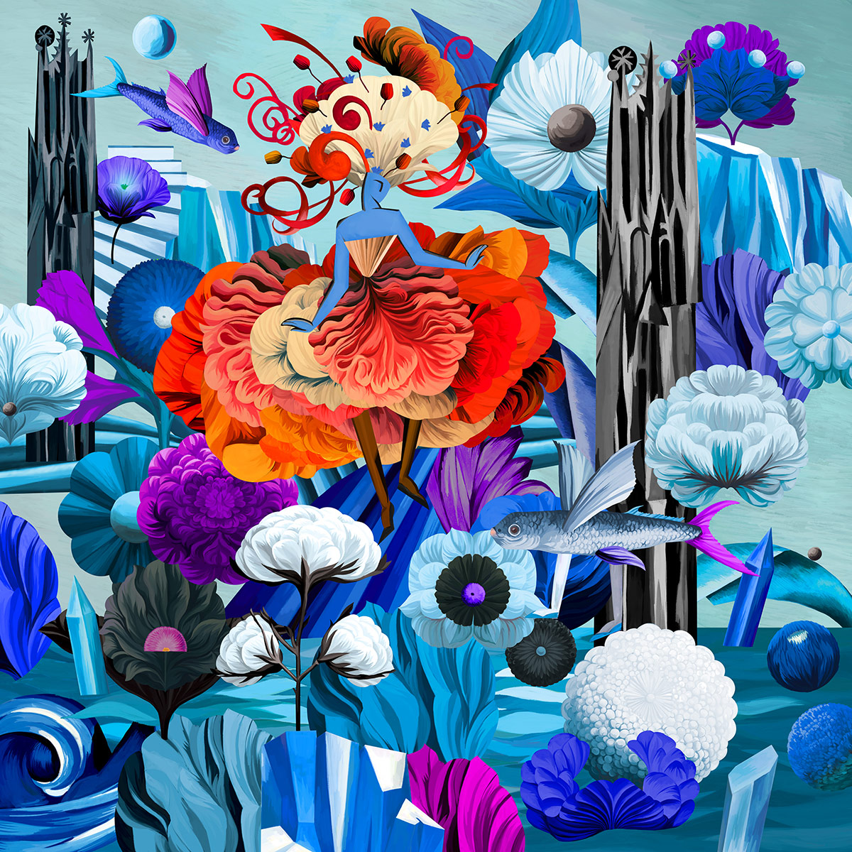 worldofwomenxyz's tweet image. #Artfest Frost Ring is here! ❄️

You can collect WoW artist @VarvaraAlay and WoWG artist @seaalchemyart pieces now 👇
artfest.worldofwomen.art

See you tomorrow at the same time for Rainbow Orb's reveal!