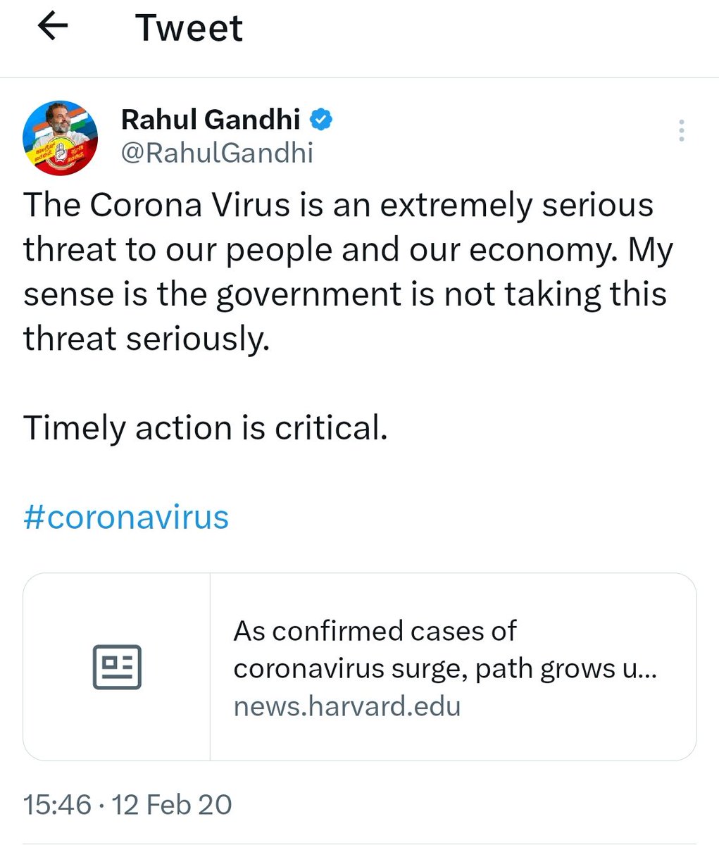 Who made fun of @RahulGandhi when he warned of the impact of #CoronavirusOutbreak ? Modi & his chelas in parliament  asked members to remove masks .Now modi is crying hoarse for turmeric farmers in Karnataka ! @INCIndia @INCKarnataka @DKShivakumar @Jairam_Ramesh @Pawankhera