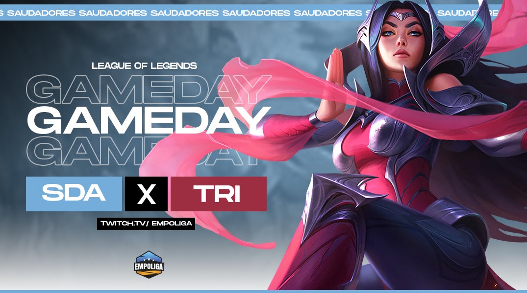 saudadores's tweet photo. Hoje tem !
A grande final da  @empoligaoficial #MajorAscender 
@saudadores vs @TriunfoEsports Chaos!

Pega a pipoca a pizza o refri e vem torcer para a SDA
 https://t.co/CLKYO8FOvB  as 19 hrs.

#GoSDA https://t.co/pMDoAzaXJx