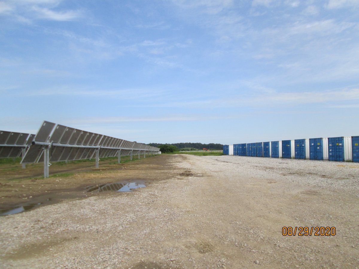 StopSolarFarms's tweet photo. This is what a Commercial Solar Project looks like, when they take over productive Crop Producing Farm. The property owner died shortly after seeing what they did to his farm. https://t.co/YcWU8CnU2j