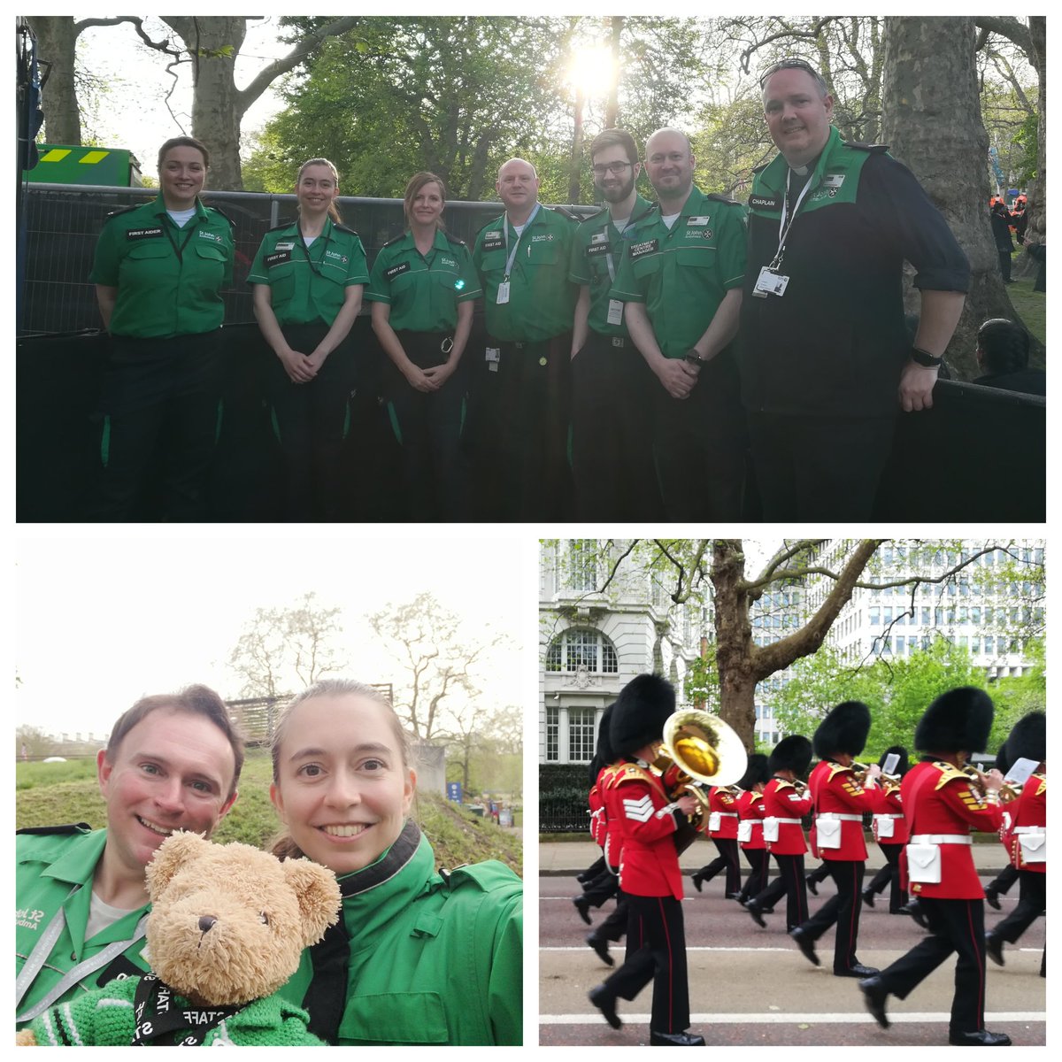 What an incredibly rewarding experience...we provided first aid to the public at the coronation event, working with exceptional colleagues and gaining valuable knowledge as well as reconnecting with friends💚@stjohnambulance @KCLxSJA @SJA_LS_Student  #CoronationDay   #Coronation