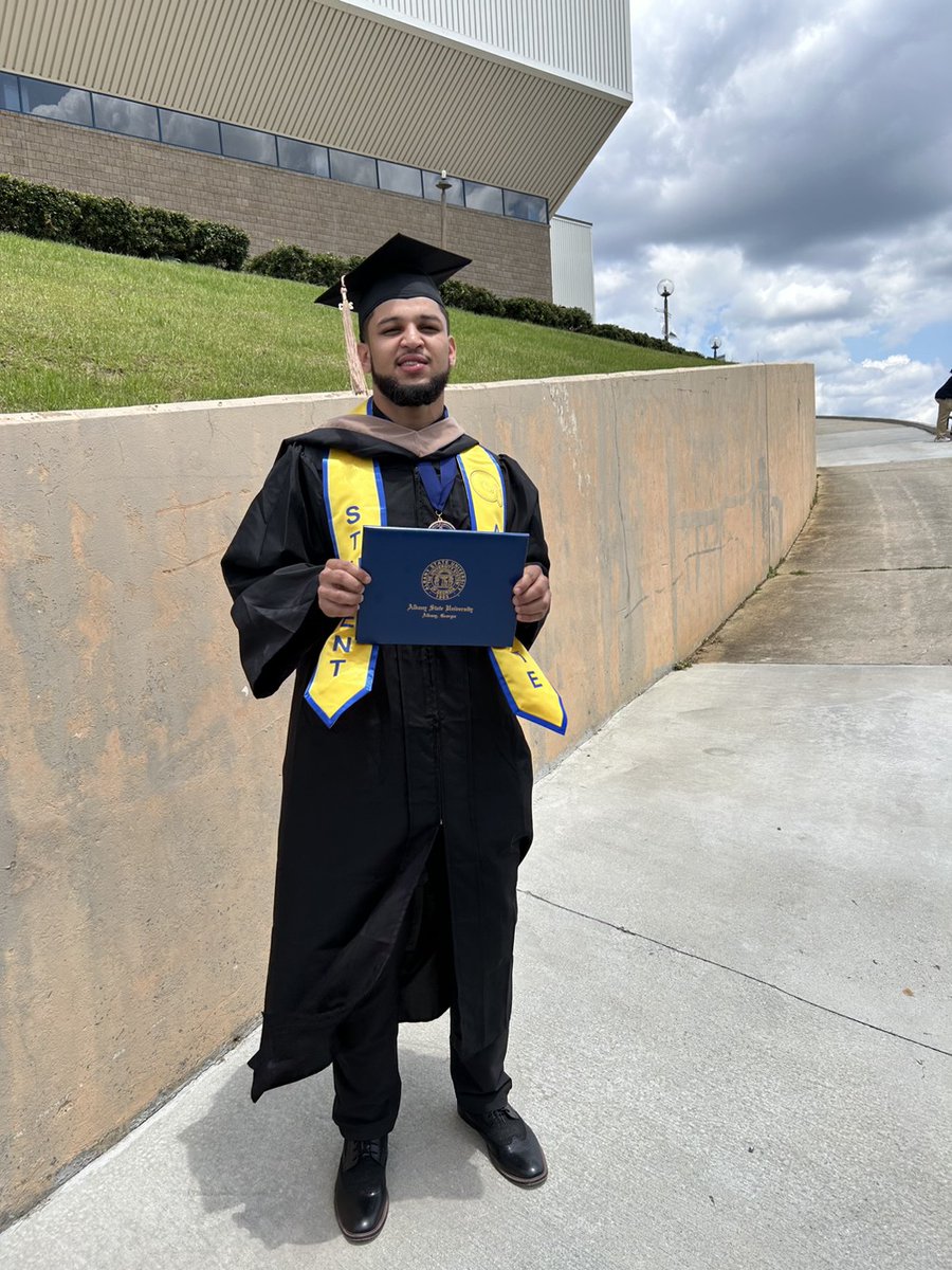 CoachQGray's tweet photo. Congrats to our two spring 2023 graduates that will suit up in the fall as grad students protecting our QBs and opening holes for our RB's! Love to see our young men accomplishing what they came to Albany State to do!! #ALLIN #BeRAMbunctious @ASUGoldenRams @ASUGoldenRamsFB https://t.co/d10qySYfrv