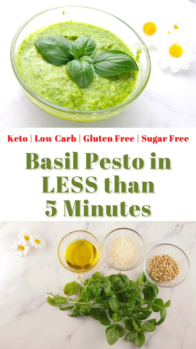 🌿 Looking for a quick and delicious sauce to elevate your meals? Say hello to homemade Basil Pesto Sauce!

🍃 Whip it up in just 5 minutes for a burst of flavor that's perfect for keto diet and low-carb diet

🔗  coachrallyrus.com/keto-recipes/b…

#KetoSauce #HomemadeDelights #FlavorBoost