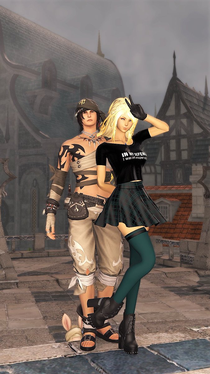 dinahtunder's tweet photo. better half
#GPOSER #FFXIV #hyurs #husbandandwife https://t.co/bQDATJT6rA