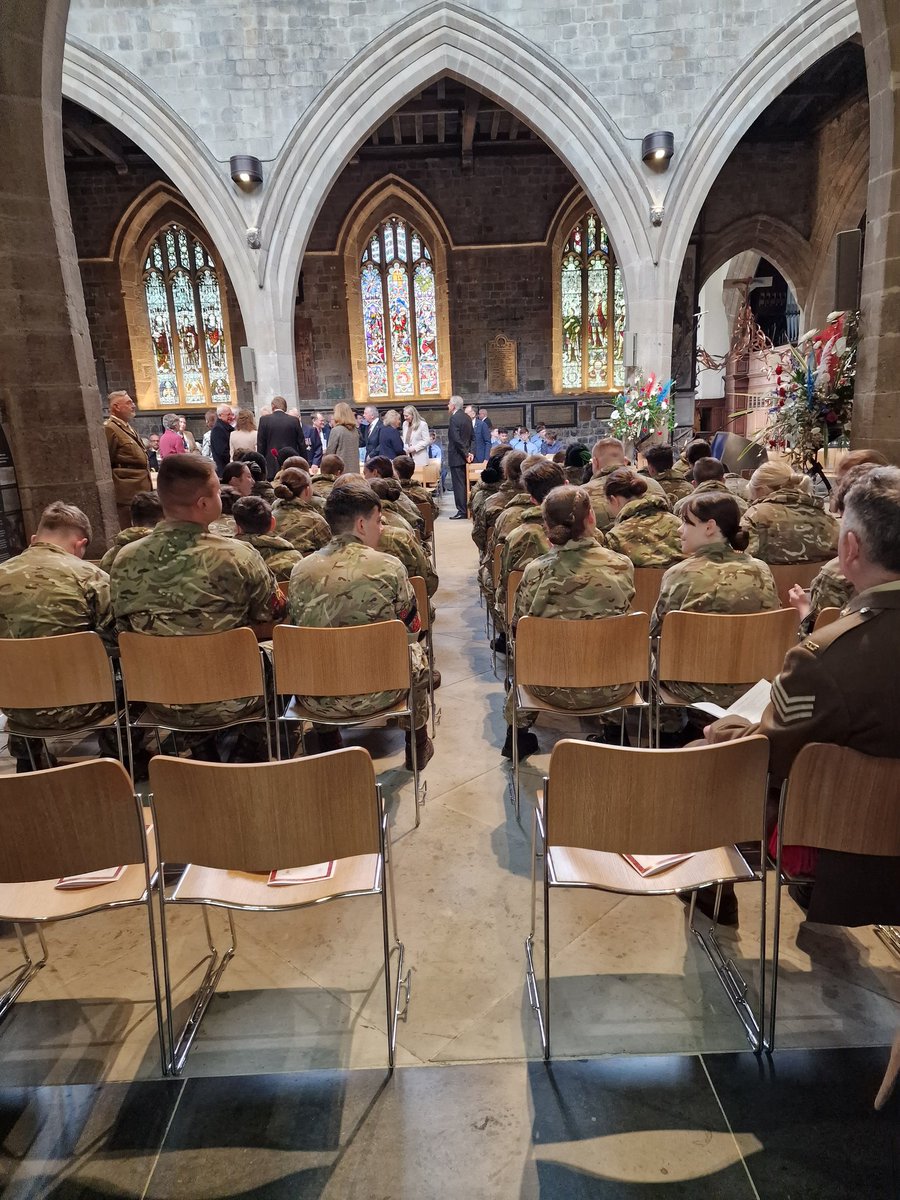 Busy day today, visited Prudhoe Det. this morning to see how the First Aid teams were getting on, then into Newcastle this afternoon, for a Coranation Service, Y Coy Cadets and Staff working hard this weekend. @nacfpro @depcomnacf