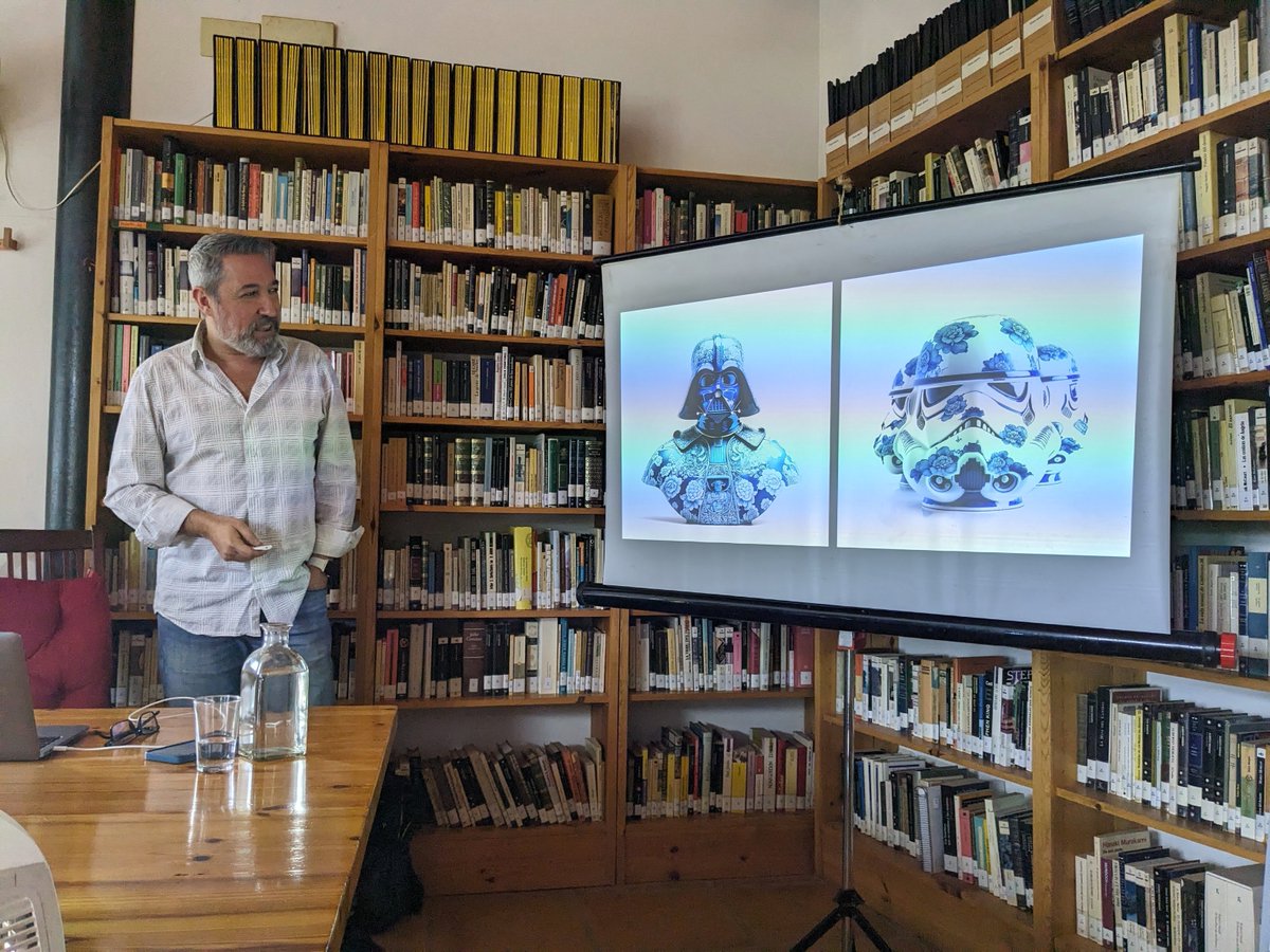 daniel_julia's tweet photo. Figures de Lladró de #starwars fetes amb #midjourney per @monra al seu taller #esc_23 @esc_cat https://t.co/yWg16K0J1t