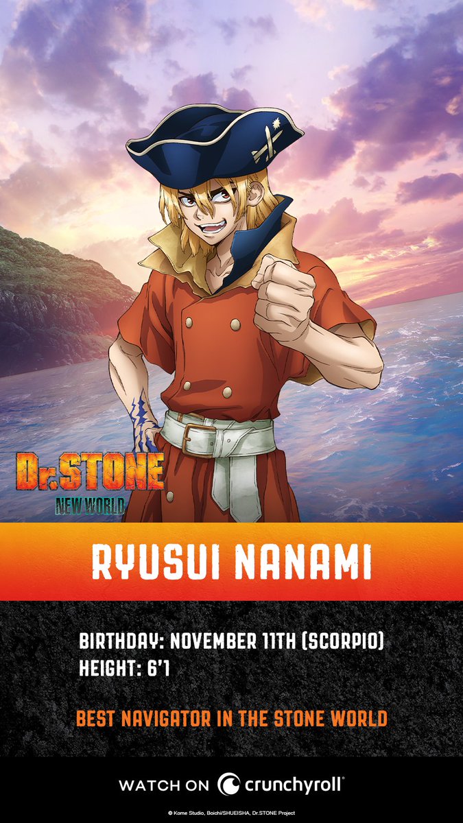 ➪ Dr. Stone: New World, Ryusui Nanami Icon【2023】