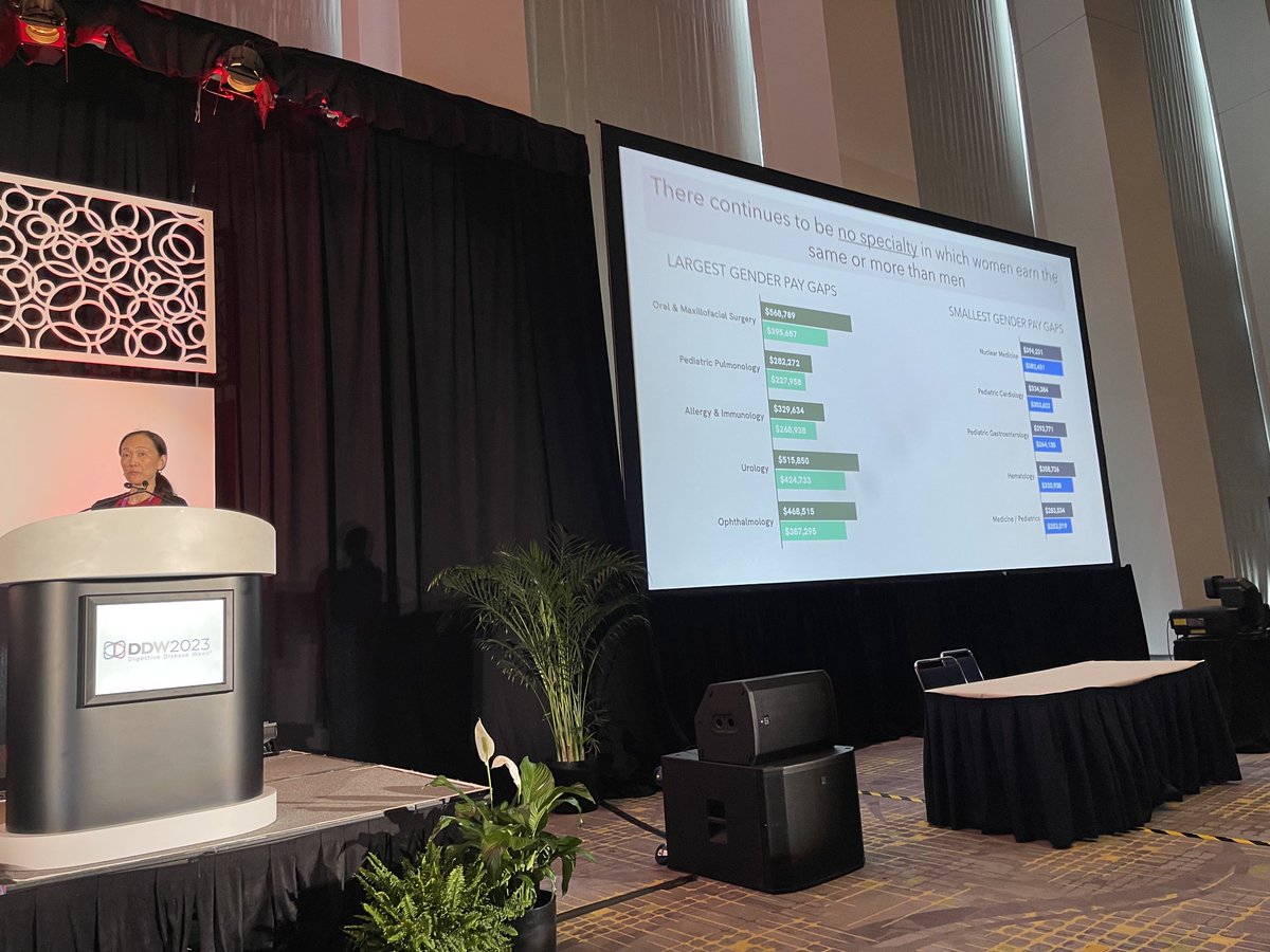 Jennifer F Tseng MD MPH (@tsengjennifer) on Twitter photo “There continues to be no specialty in which women are paid the same or better then men.”
<a href="/choo_ek/">Esther Choo, MD MPH</a> <a href="/SSATNews/">SSAT</a> #CameronOration #SSAT2023 #DDW2023 <a href="/DDWMeeting/">Digestive Disease Week</a> “There continues to be no specialty in which women are paid the same or better then men.”
<a href="/choo_ek/">Esther Choo, MD MPH</a> <a href="/SSATNews/">SSAT</a> #CameronOration #SSAT2023 #DDW2023 <a href="/DDWMeeting/">Digestive Disease Week</a>