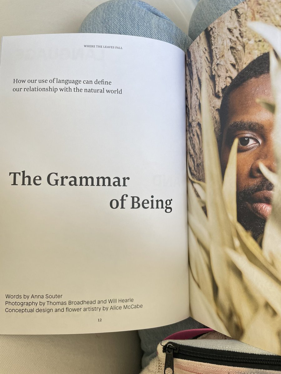 aqueraltf's tweet image. Inspiring Sunday reading: @wtlfmag #7 ‘The Grammar of Being’ by @AnnaSouter , Thomas Broadhead and @WillHearle @Alicemccabe3 “language is both cause and effect of our relationship w our ecosystem”.
Makes me think of Irene Solà’s book &amp;amp; how my mother tongues are constructed🪻🌱🌝