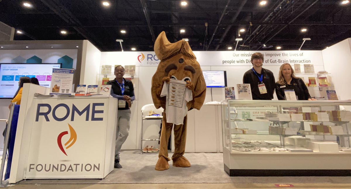 Rome Foundation (@romefoundation) on Twitter photo Are you at <a href="/DDWMeeting/">Digestive Disease Week</a> in Chicago? Come by and say hi to the #RomeFoundation staff and take a picture with PepeLePoop 💩 Booth #2907 Are you at <a href="/DDWMeeting/">Digestive Disease Week</a> in Chicago? Come by and say hi to the #RomeFoundation staff and take a picture with PepeLePoop 💩 Booth #2907