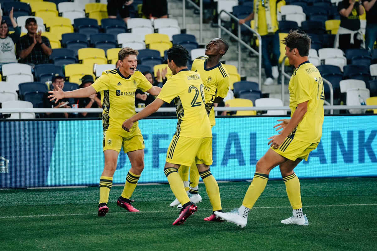 NashvilleSC's tweet photo. What a night for our @SOTennessee Unified athletes as they won their first match of 2023 👏

Shoutout to @ChicagoFire Unified for making the trip https://t.co/PzyGO66Y05