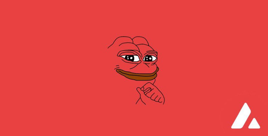 0x_dano's tweet photo. 🔺🐸 👀 Red Pepe is LIVE on @traderjoe_xyz! 🔴

Feeling frogish! Will ape a little.

$RPEPE market cap is $60,000, $PEPE market cap is ONE BILLION. 📈📈📈

Could make some gainzzz!

NFA. DYOR.

Contract: 0xb36FAF341c7817D681F23BceDbd3d85467E5aD9F

#pepe #rpepe #mememagic https://t.co/Q3ybwHDlFu