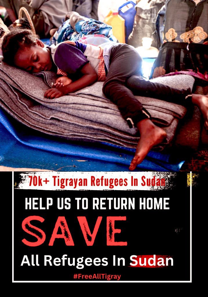 #ChildrenOfTigray who are forcibly displaced are extremely vulnerable & are likely to suffer from disease, malnutrition, separation from family members, & severe poverty. #BringBackTigrayRefueegs @UNHCR @save_children @Refugees @EUCouncil @UN_HRC @SecBlinken @UN_HRC @MahiBarhe