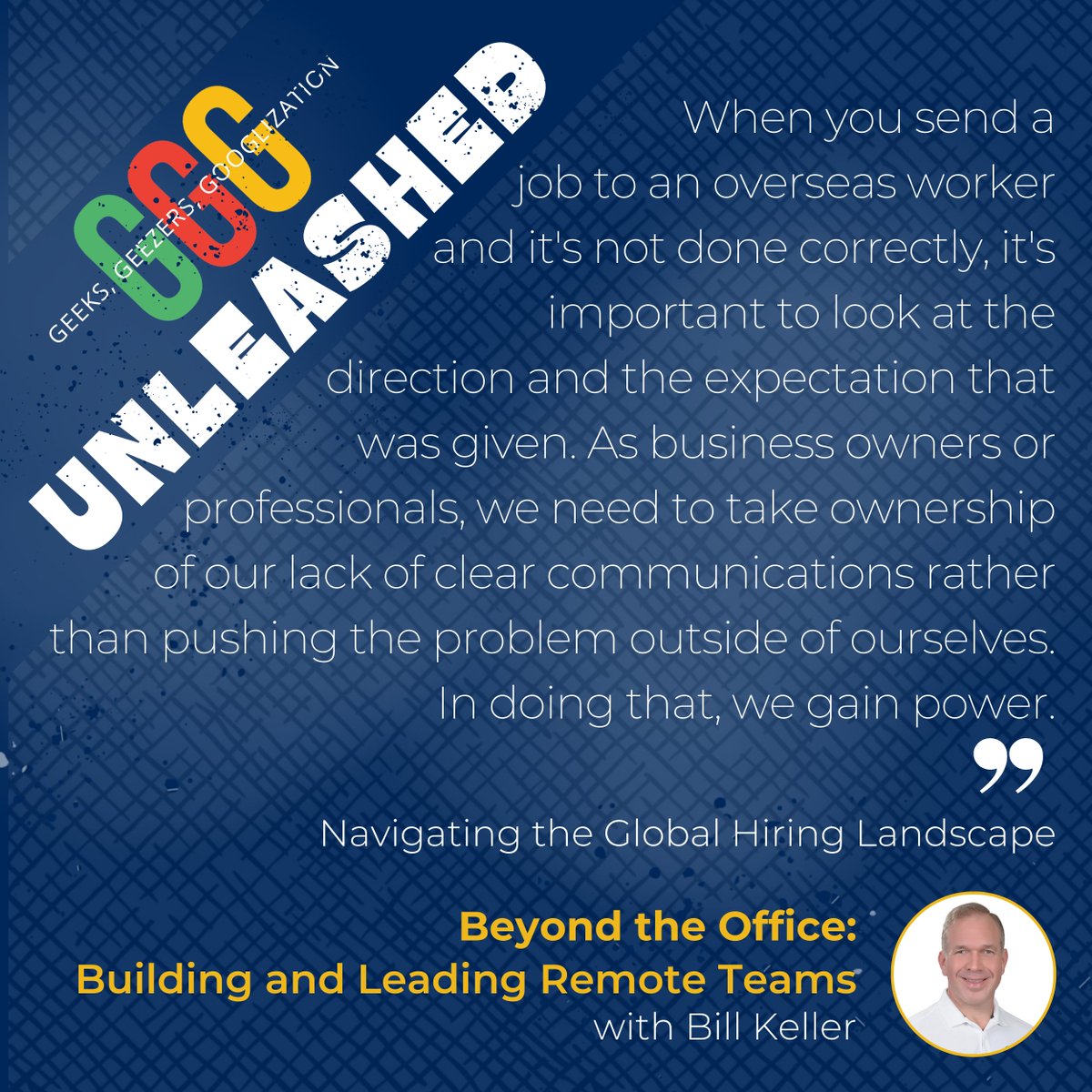 In today’s challenging labor pool, many organizations have turned to overseas staffing to fulfill their hiring needs.

Listen in to this 15 minute episode and learn how to overcome obstacles to successfully expand your business's hiring pool. ⬇️

rfr.bz/t5q3510

#podcast