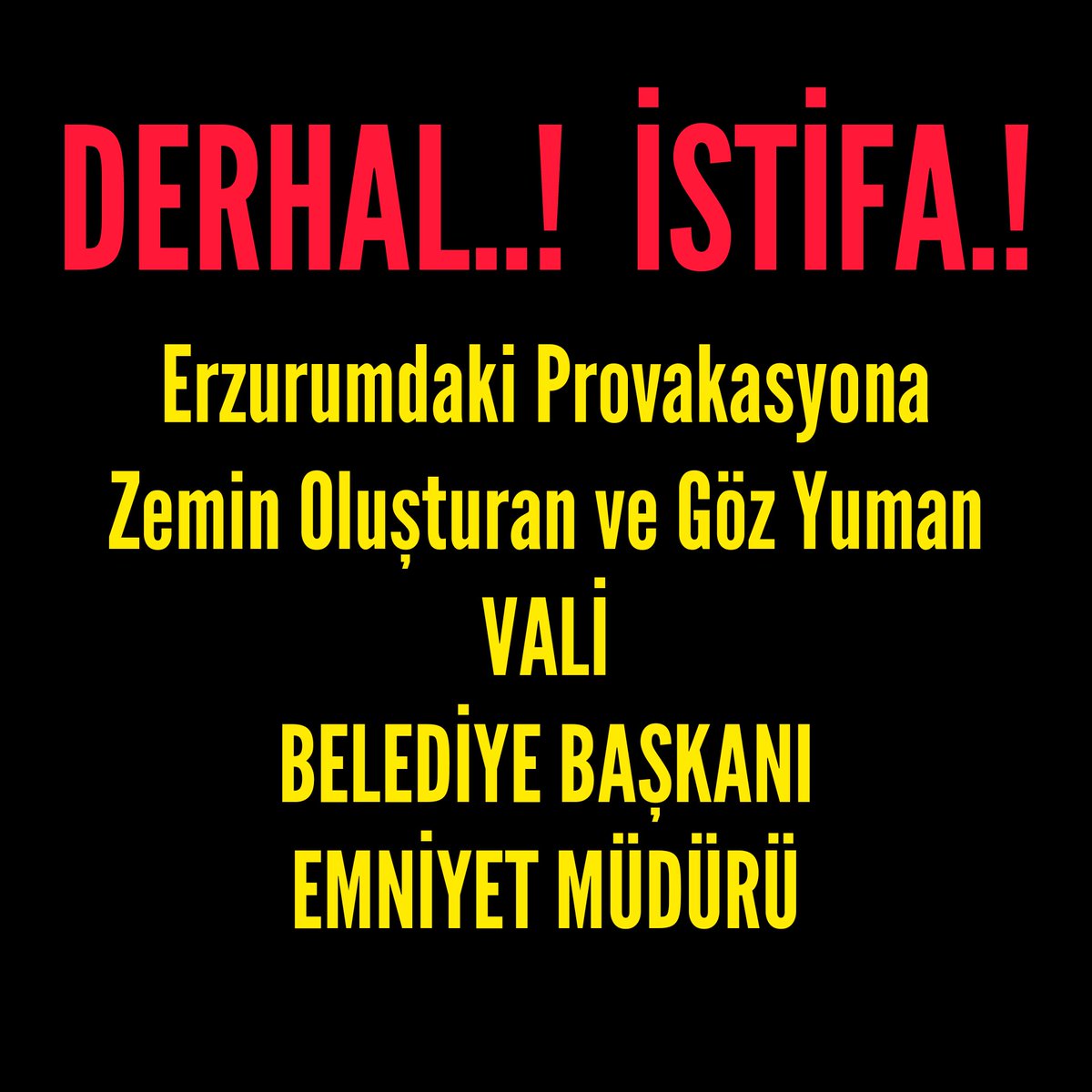 🚨İSTİFA..!