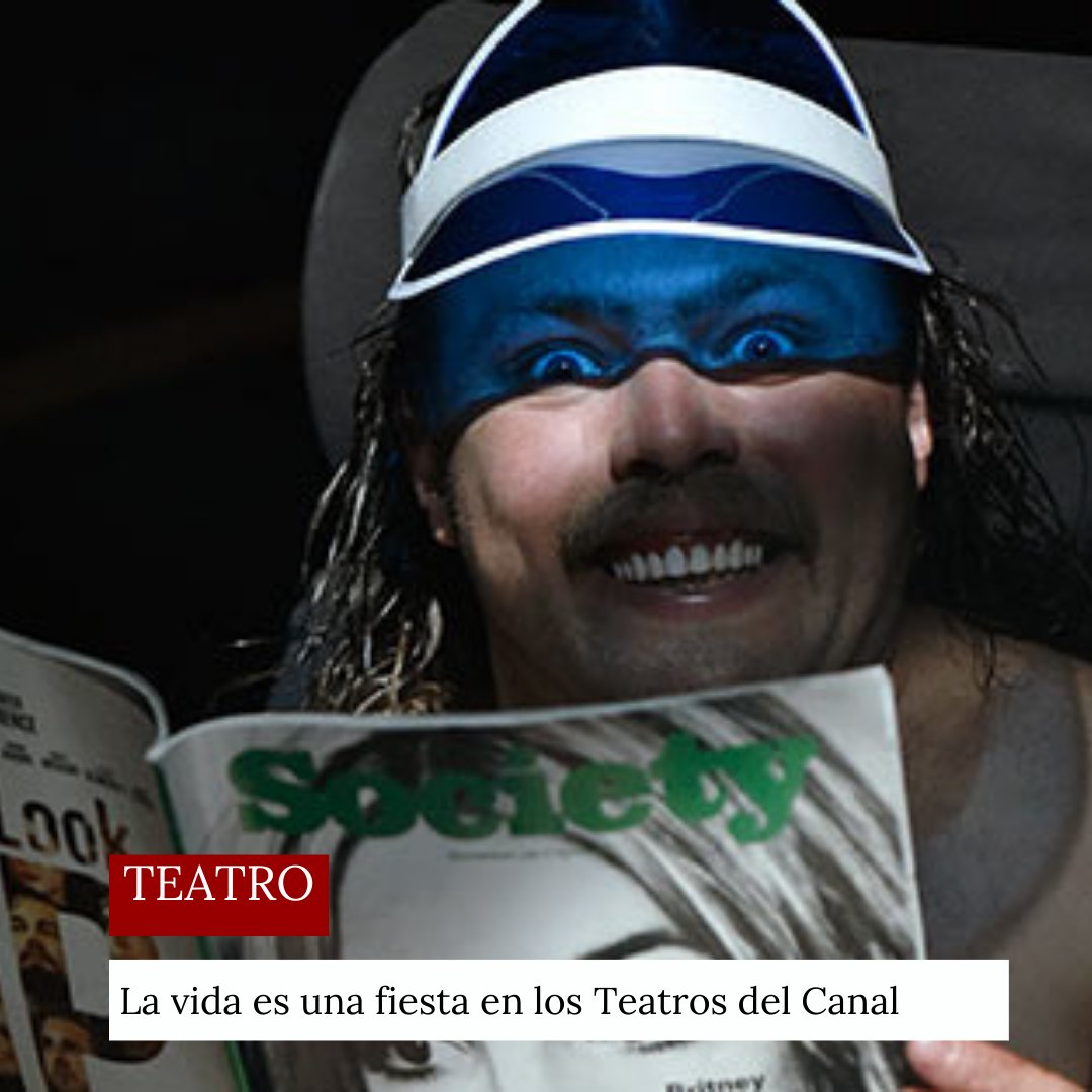 spectaremedia's tweet photo. ¡La vida es una fiesta! Y esta obra de teatro también lo es. No te la pierdas, ya disponible en los Teatros de Canal. 
Más info aquí: https://t.co/Vjr3WljUvB 
Por Alba López. 
#Teatro #lavidaesunafiesta https://t.co/tMMw3cvjN5