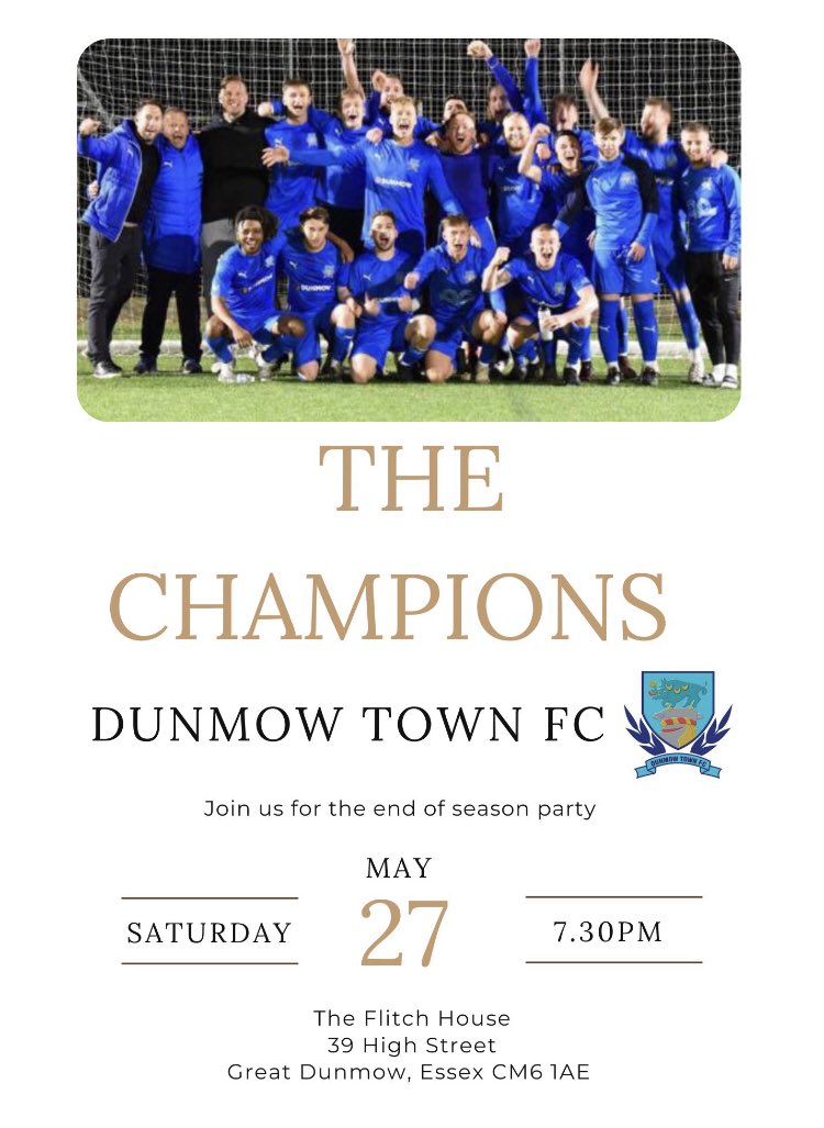 Dunmow Town FC tweet media
