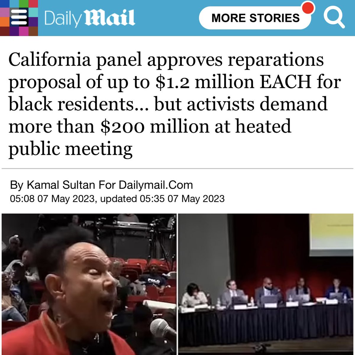 ianmiles's tweet photo. California has approved $1.2 million in reparations for every black resident. Activists say it isn’t enough. Do you agree? https://t.co/GcS1GmKegi