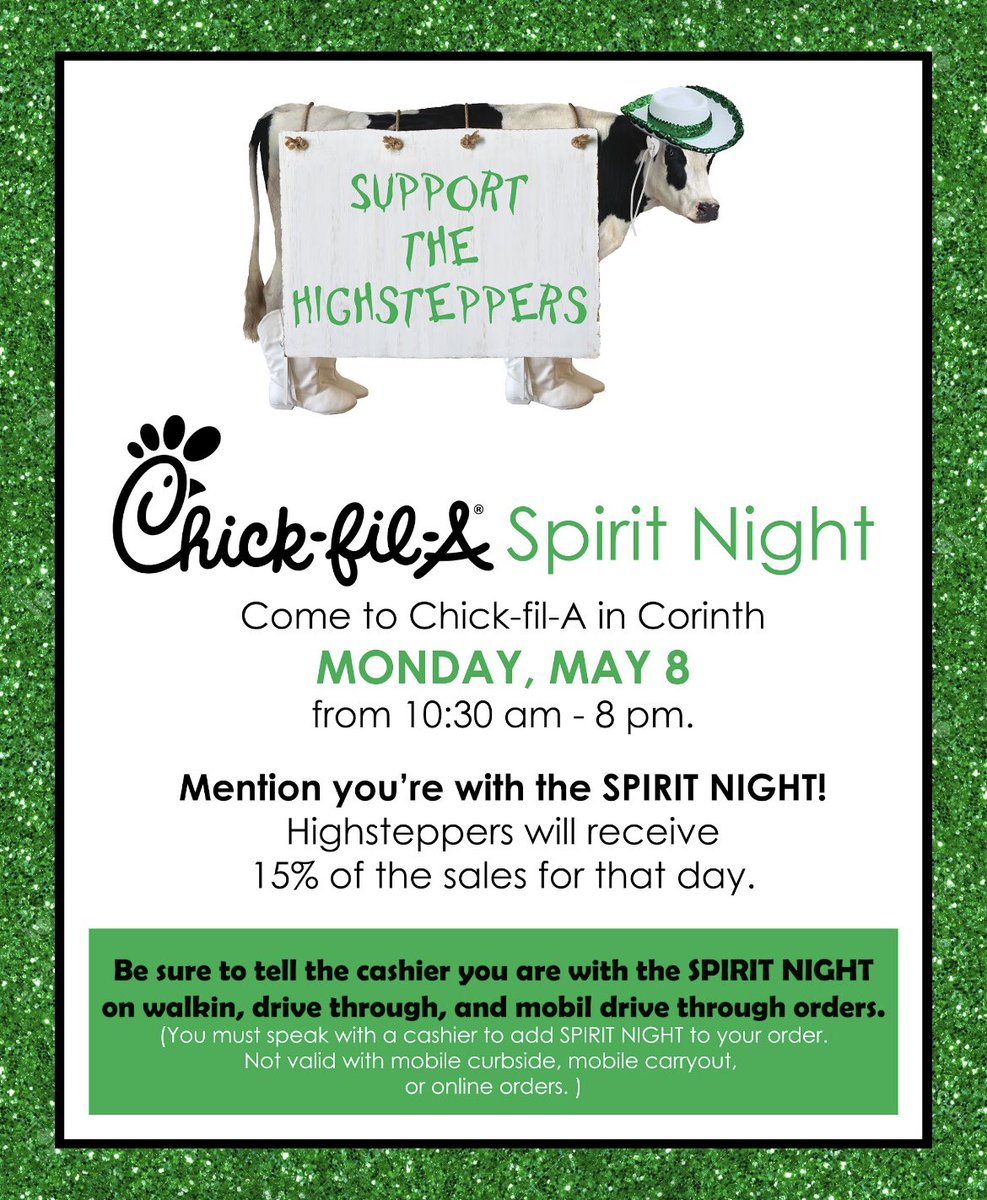 HighsteppersLD's tweet photo. No reason to cook dinner tomorrow night! Come to CFA and support the Highsteppers!!! 

@LakeDallasISD  @LakeDallasHigh https://t.co/qUYt9ylbCX
