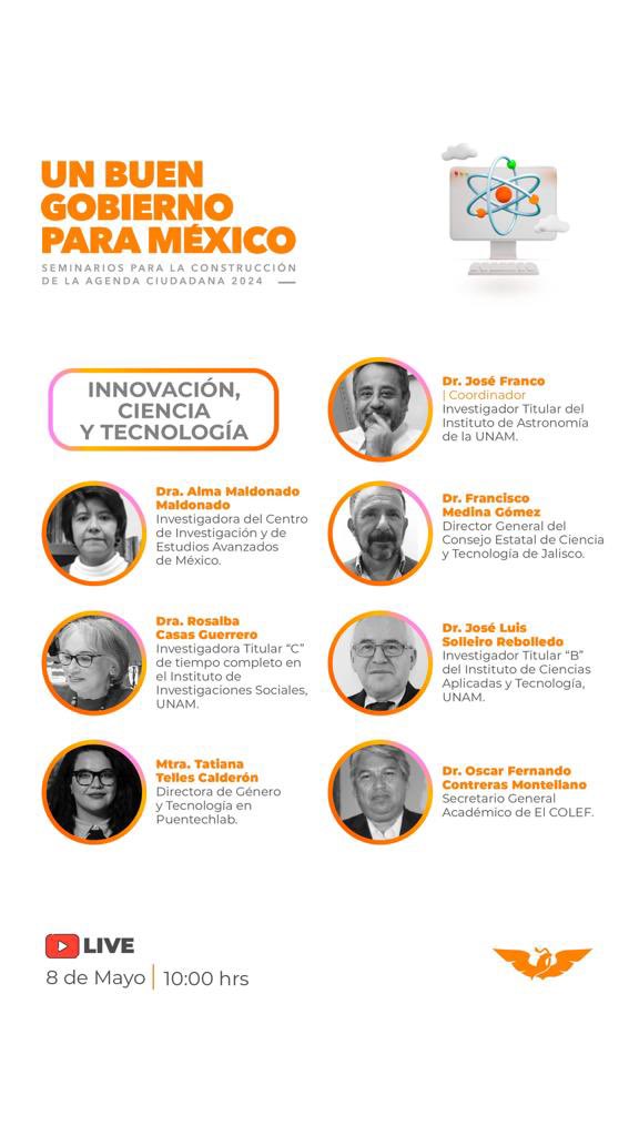 MarthaTagle's tweet photo. Rumbo a Guadalajara, Jalisco.
Mañana, en @MovCiudadanoMX tenemos el seminario “Inovaccion, Ciencia y Tecnología” con panelistas de lujo, para construir la #AgendaCiudadana #UnBuenGobiernoParaMexico https://t.co/5xwcRNXl4i
