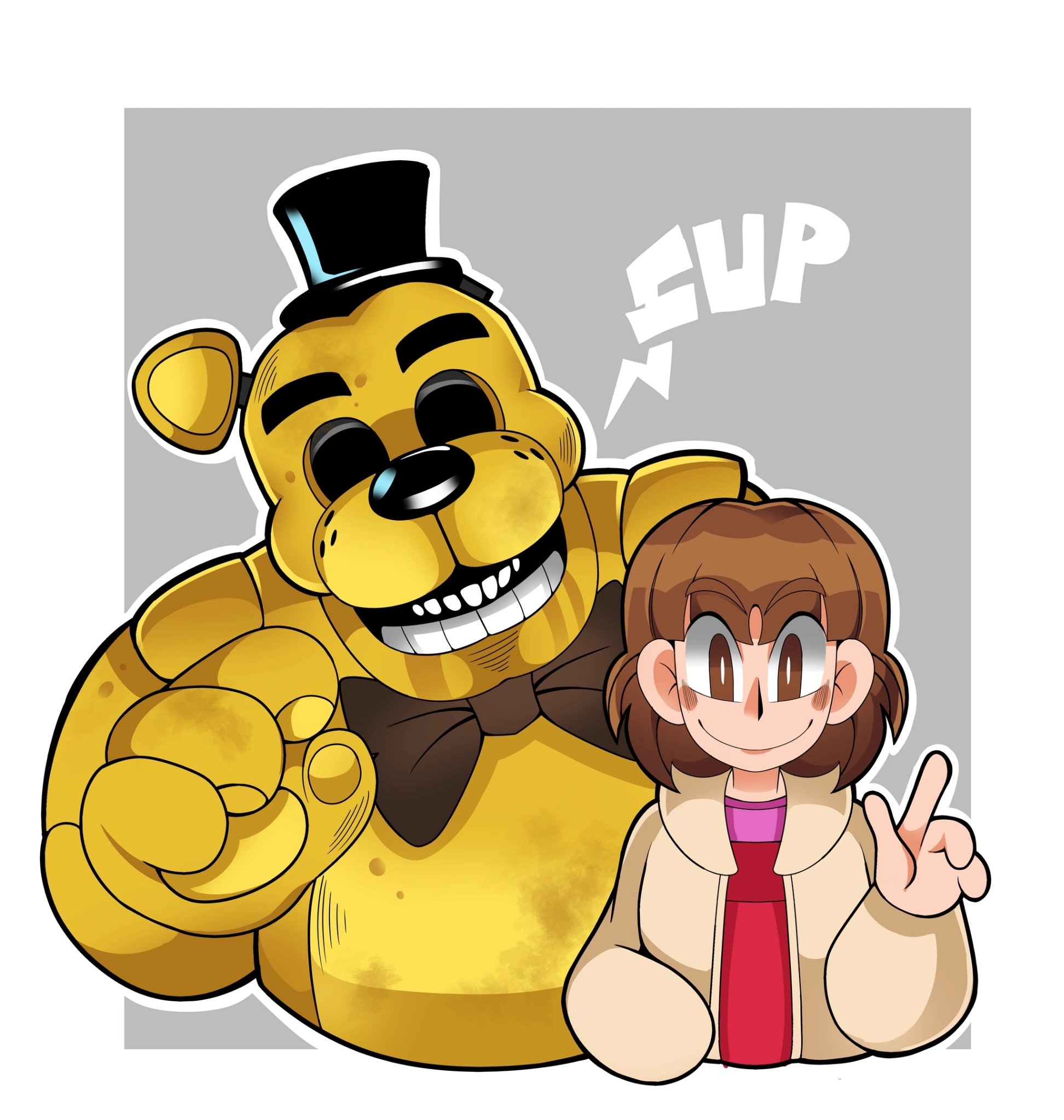 🐙 MargoGamer 🍄 on X: Abby Schmidt and her big brother Golden Freddy! # FNAF #FNAFMovie #fnaffanart #Golden_Freddy #Abby_Schmidt   / X