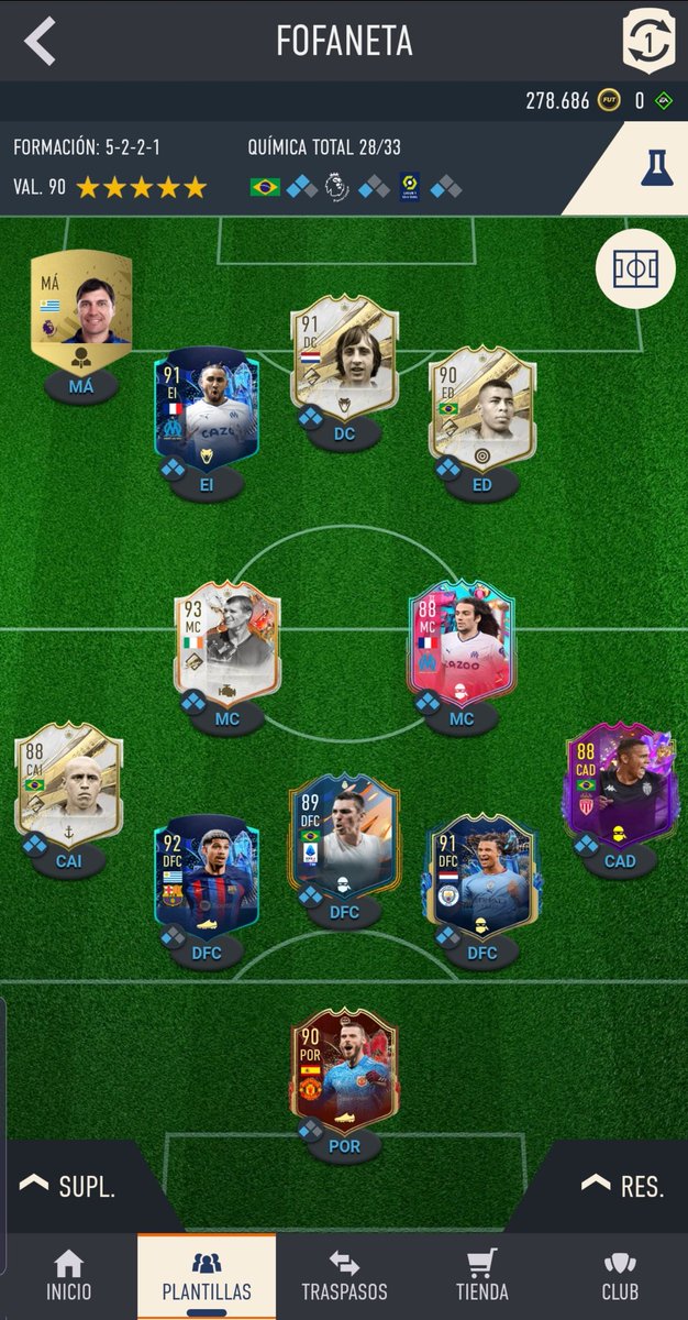 VictorUT_'s tweet photo. @FutRamz Todo intrans, 278k para mejorar el equipo https://t.co/9kp7w8Lz87