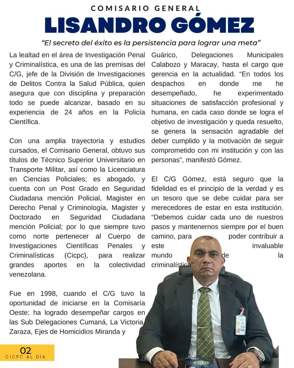CICPC375's tweet photo. Arribamos hoy a la edición 209 del Boletín CICPC Al Día, dando siempre difusión a parte del trabajo que realiza la policía científica. https://t.co/0HS8J15LNs