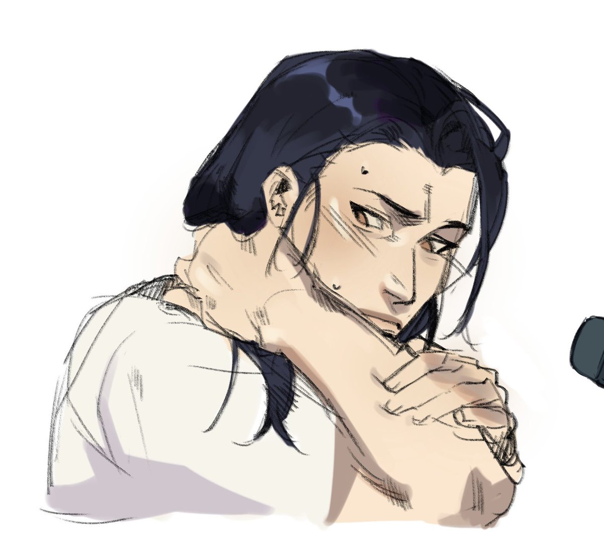 He ended up looking more pouty than intended in the second picture but he’s a grump so it’s fine #FE3H